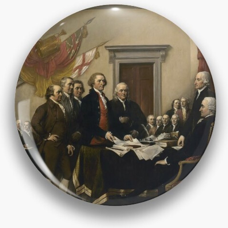 Signing The Declaration Of Independence Pin — Accessoires de mode