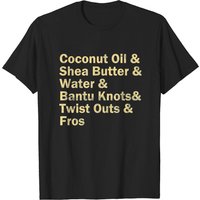 Afrocentric Natural Hair Tshirt For An Afro Women T-shirt Classique