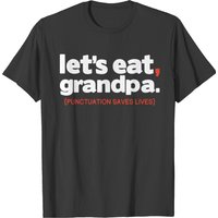 Punctuation Saves Lives (dark) T-shirt — Mens T Shirts