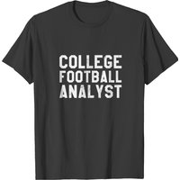 College Football Analyst Football Fan T-shirt — Mens T Shirts