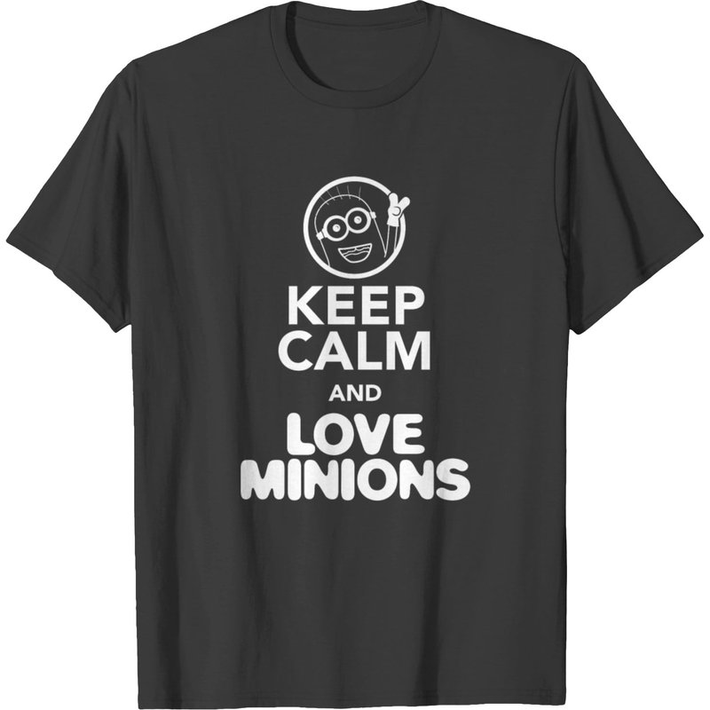 Love Minion - Keep Calm And Love Minions T-shirt — Mens T Shirts
