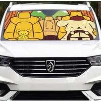 Pompompurin Accordion Car Sun Shades
