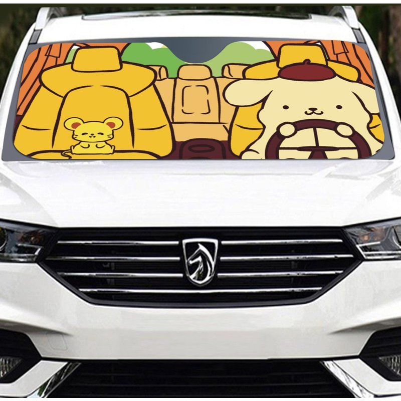Pompompurin Accordion Car Sun Shades — Pare-soleil de voiture