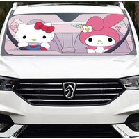 Kitty And Melody Accordion Car Sun Shades