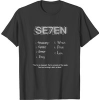 Seven By David Fincher, 1995 T-shirt