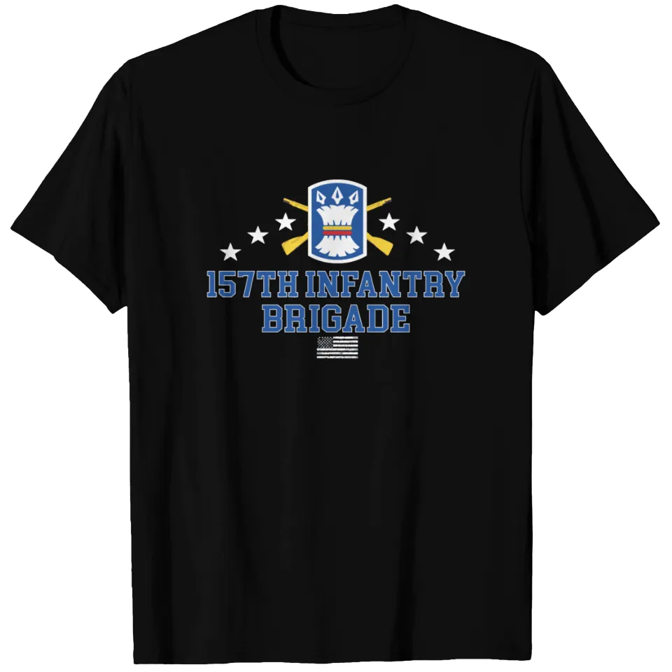 157th Infantry Brigade Men's Heavyweight T-shirt - Black — Mens T Shirts