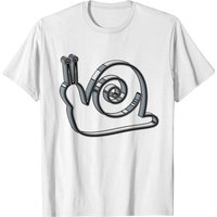 Snail 3d Design T-shirt
