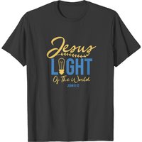 Jesus Light Of The World - Bible Verse T-shirt — T-shirts pour hommes