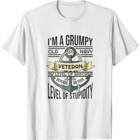 Grumpy Old Navy - Veteran T Shirt T-shirt — T-shirts pour hommes