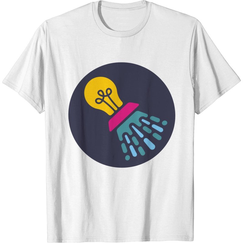 Shower Thoughts Sticker T-shirt — T-shirts pour hommes