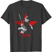 Ezln Zapatista Red Star Design T-shirt — T-shirts pour hommes