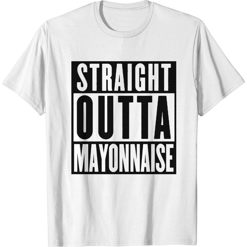 Straight Outta Mayonnaise T-shirt — T-shirts pour hommes
