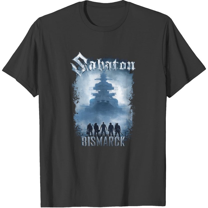 Bismarck One Year Anniversary Sabaton T-shirt — T-shirts pour hommes