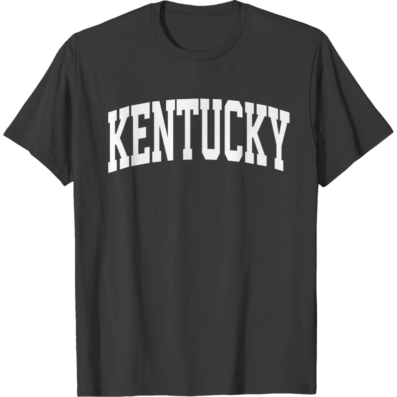 Kentucky Crewneck Sports College Style State Gift T-shirt — T-shirts pour hommes