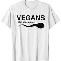 Vegans Also Need Protein T-shirt — T-shirts pour hommes
