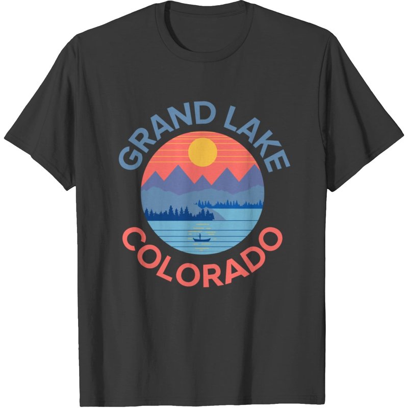 Grand Lake Colorado T-shirt — T-shirts pour hommes