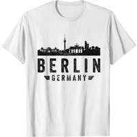 Berlin Skyline Germany City Souvenir T-shirt — T-shirts pour hommes