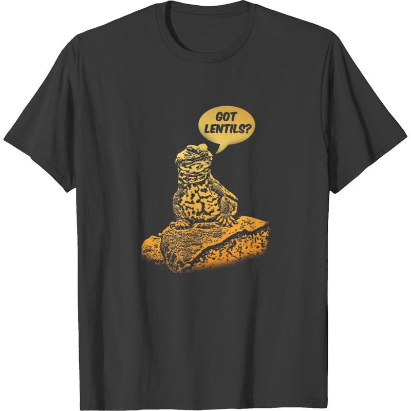 Uromastyx Funny Got Lentils Agame Mali Reptile T-shirt — T-shirts pour hommes