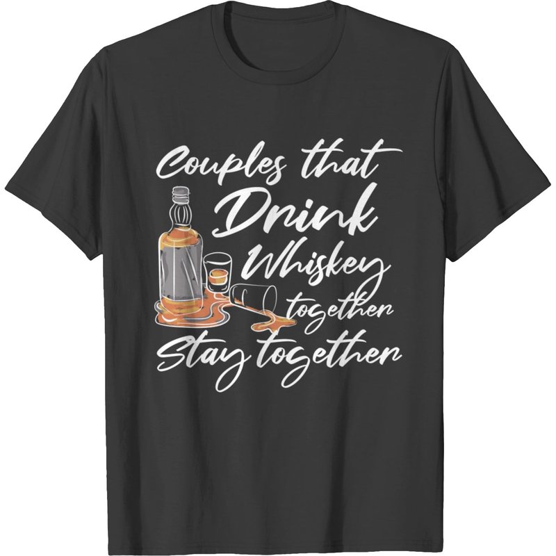 Whiskey Couple Matching T-shirt — T-shirts pour hommes
