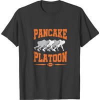 Football Offensive Lineman Pancake Platoon T-shirt