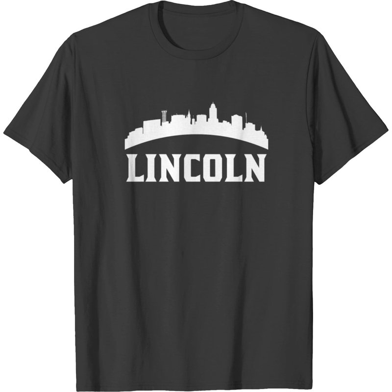 Vintage Style Skyline Of Lincoln Ne T-shirt — T-shirts pour hommes