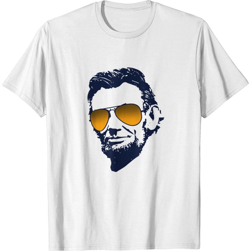 Cool Lincoln Abe Sunglasses Gift Sunglasses Shirt T-shirt — T-shirts pour hommes