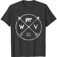 West Virginia Adventure Est 1863 Buffalo T-shirt — Mens T Shirts