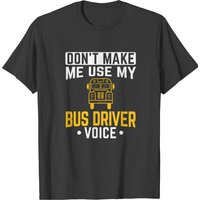 School School Bus Driver Bus T-shirt — T-shirts pour hommes