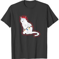 Christmas Funny Cat T-shirt