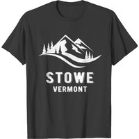 Stowe Vermont Mountains Souvenir Memorabilia Winte T-shirt