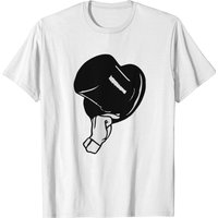 Gentleman Top Hat Greeting T-shirt — Mens T Shirts