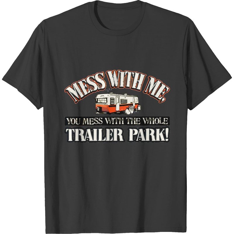 White Trash Trailer Park T-shirt — Mens T Shirts