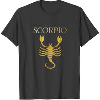 Scorpio (purple And Gold) T-shirt — Mens T Shirts