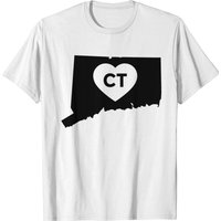 I Love Connecticut State T-shirt — T-shirts pour hommes