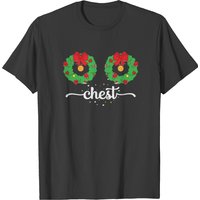 Chest Nuts Christmas - Matching Couple Chest Nuts T-shirt