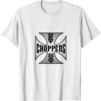 West Coast Chopper Black Iron Cross T-shirt — T-shirts pour hommes