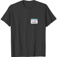 My Pronouns Are He/him/his Nametag Trans Flag T-shirt — T-shirts pour hommes