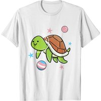Transgender Turtle In Space Trans Pride T-shirt — T-shirts pour hommes