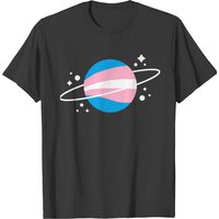 Transgender Pride Planet Space Aesthetic T-shirt