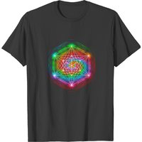 Metatron Cube Sacred Geometry Shirt Spiritual Yo T-shirt
