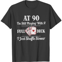 Funny 90th Birthday Gift 90 Year Old Cards Shirt T-shirt — Mens T Shirts