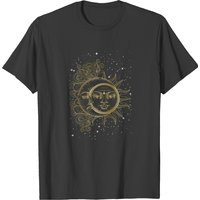 Spiritual Moon Sun Luna Aesthetic Stars T-shirt