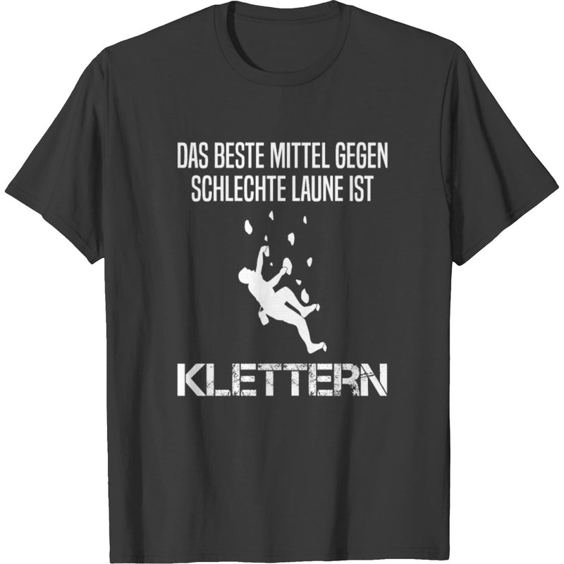 Climber Quote Climbing Wall Indoor Climbing Gift T-shirt — Mens T Shirts