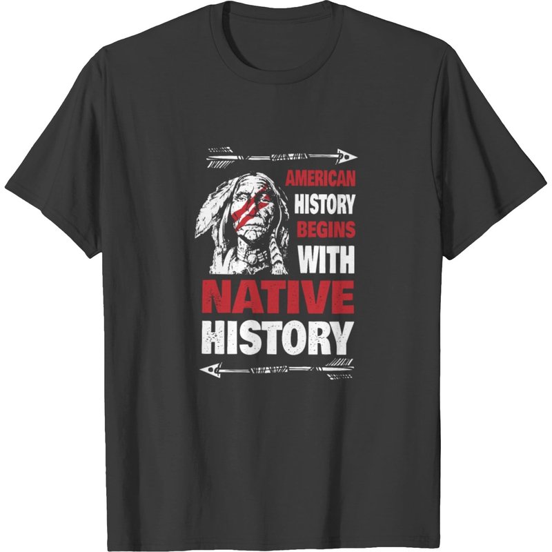 Native American History Apparel T-shirt — Mens T Shirts