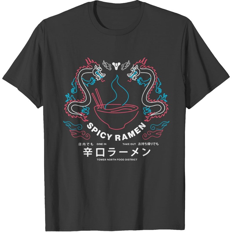 Destiny 2 Spicy Ramen Shop T Shirt Png T-shirt