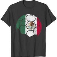 Mexico Soccer Football Ball T-shirt — T-shirts pour hommes