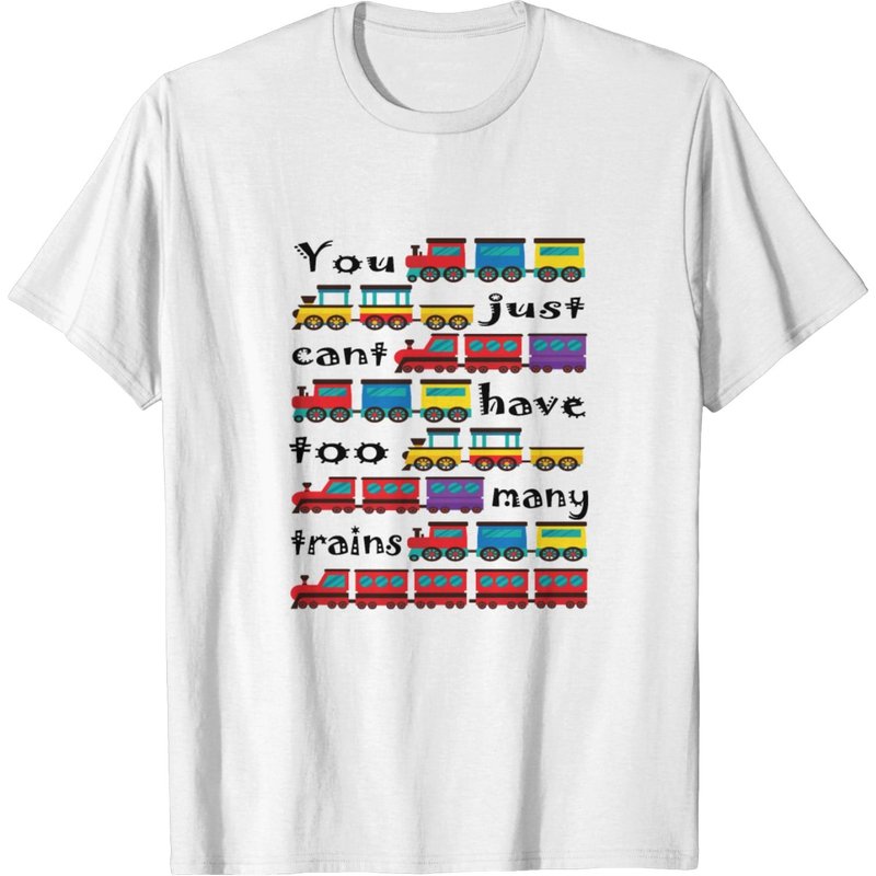 Kids Railroad T-shirt Gift Locomotive T-shirt — T-shirts pour hommes