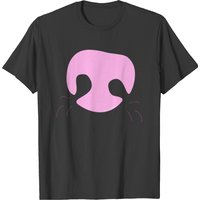Pink Whimsical Dog Nose T-shirt