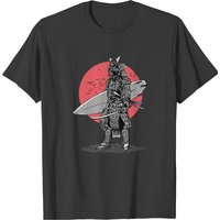 Samurai Surfer Red Sun T-shirt