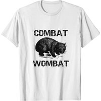 Funny Marsupial Combat Wombat Graphic Gift T-shirt